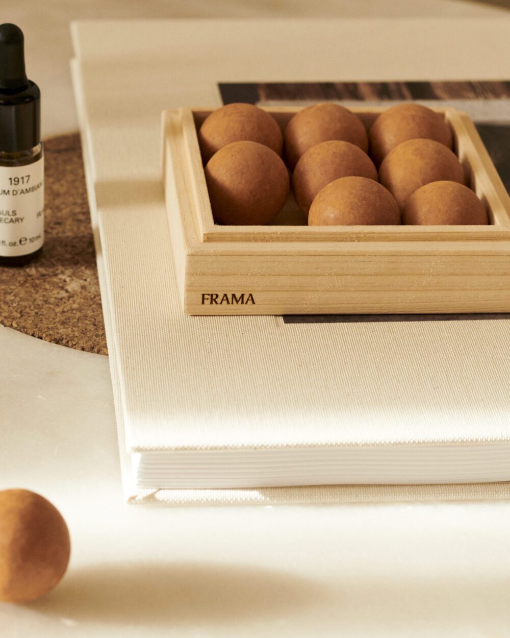 Frama Gift Box: From Soil to Form Oil Diffuser and 1917 Essential Oil Dropper with Bergamot, Lilac, and Patchouli Scents