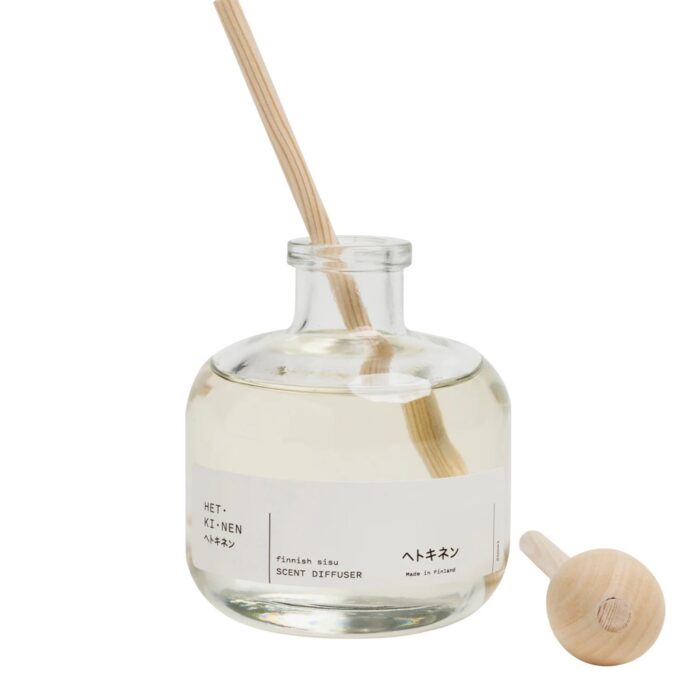 Hetkinen Scent Diffuser - Finnish Sisu: A 100ml diffuser with a powerful, unique fragrance.