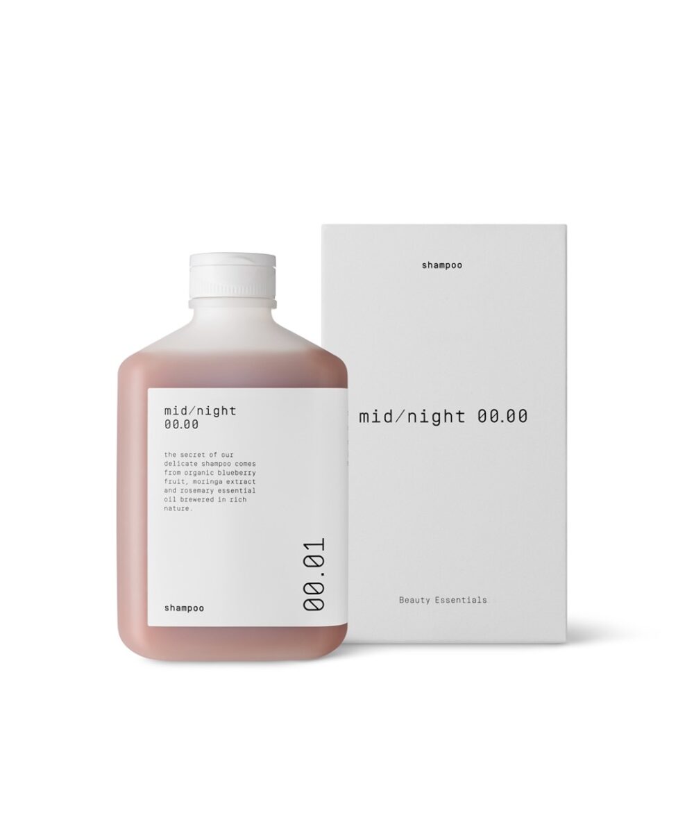 Mid/Night Shampoo 00.01: Elevate Your Routine with Natural Spinach Leaf Goodness