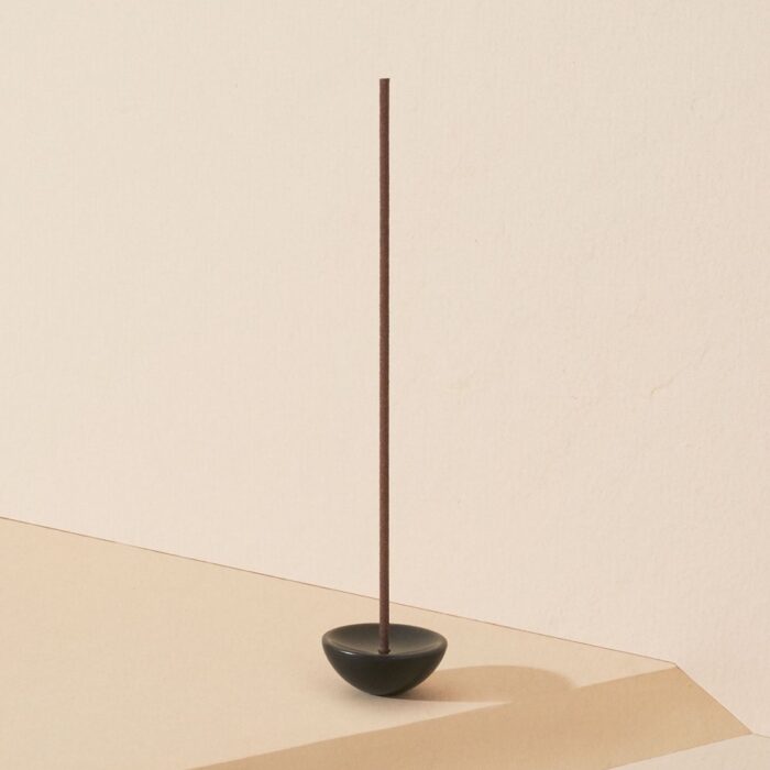 Bodha Ritual Incense Holder - Well: Solid brass incense burner with wabi-sabi finish, creating a sense of calm.